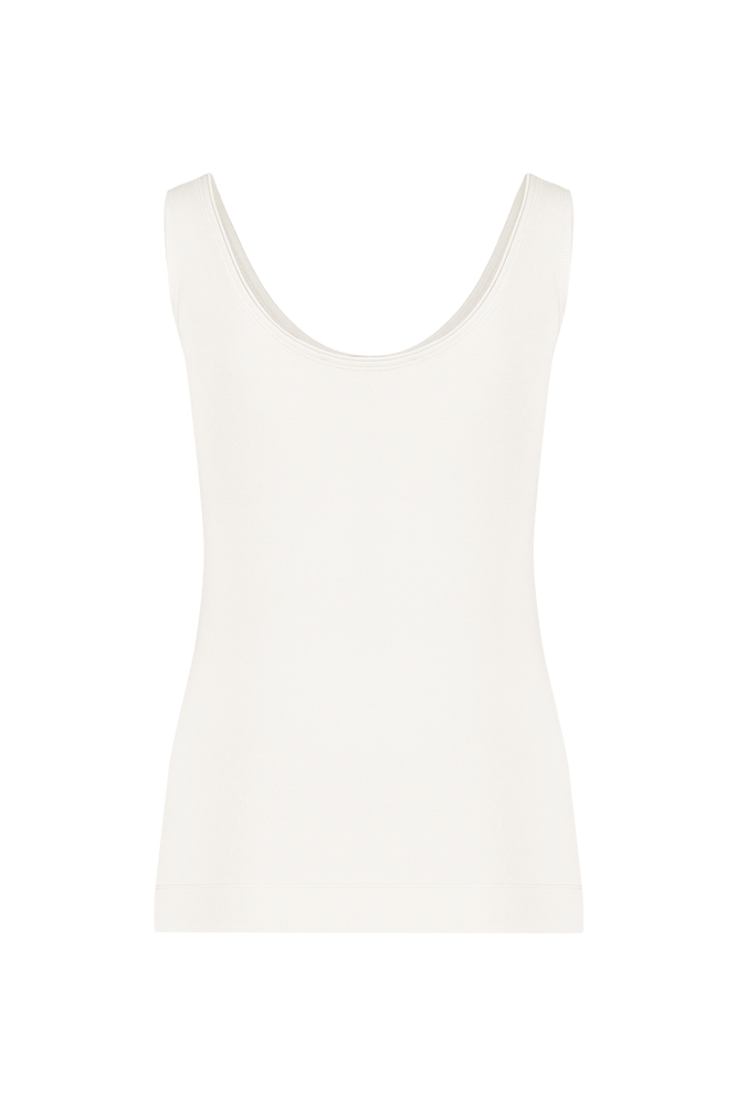 Basic mouwloze top