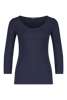 Basic top driekwartmouwen