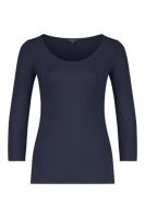 Basic top driekwartmouwen