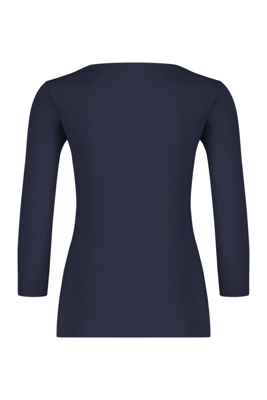 Basic top driekwartmouwen