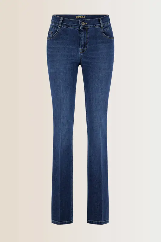 Slim fit jeans met bootcut ZURI126 Gardeur