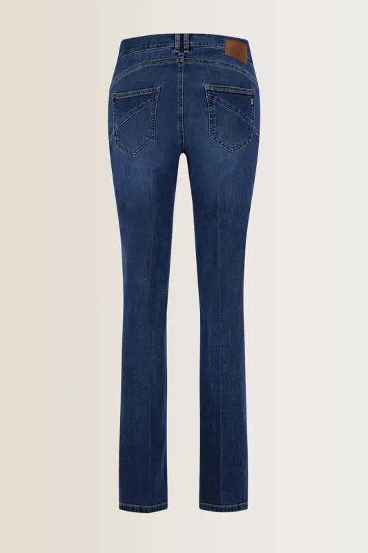 Slim fit jeans met bootcut ZURI126 Gardeur