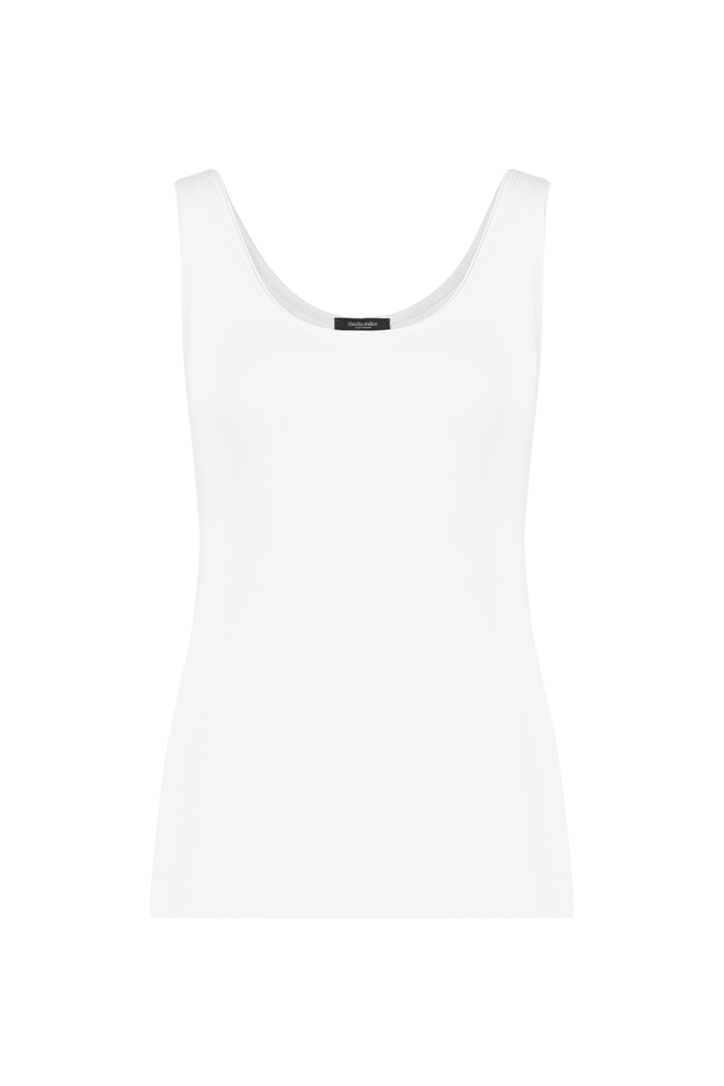 Basic top mouwloos