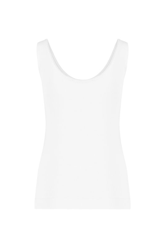 Basic top mouwloos