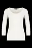 Basic top driekwartmouwen