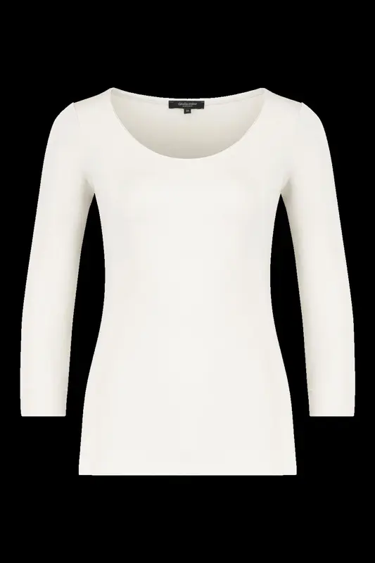Basic top driekwartmouwen