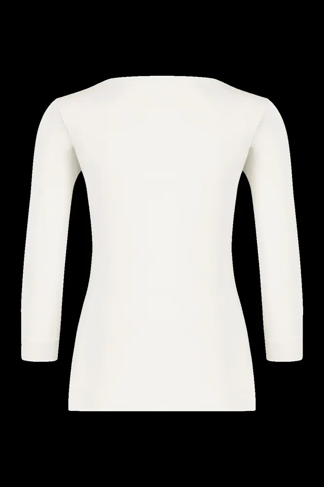 Basic top driekwartmouwen