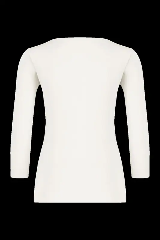 Basic top driekwartmouwen