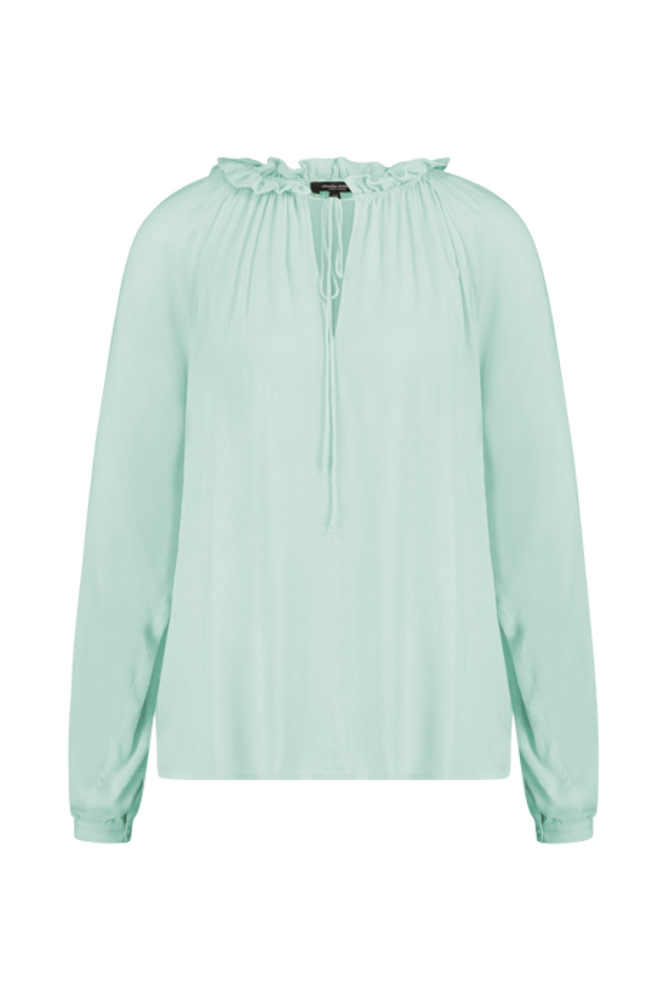 Semi-transparante blouse