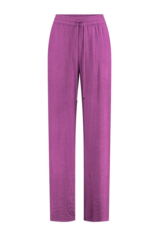 Wijde pull-on pantalon