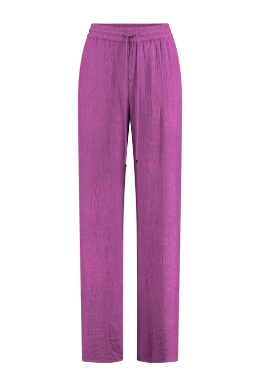Wijde pull-on pantalon