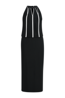 Gebreide halter jurk