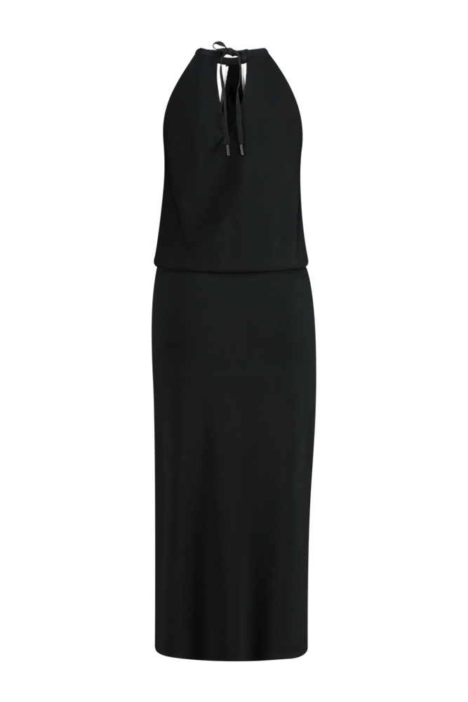 Gebreide halter jurk