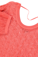 Ajour trui rugdetail