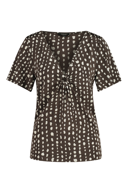 Jersey top met print