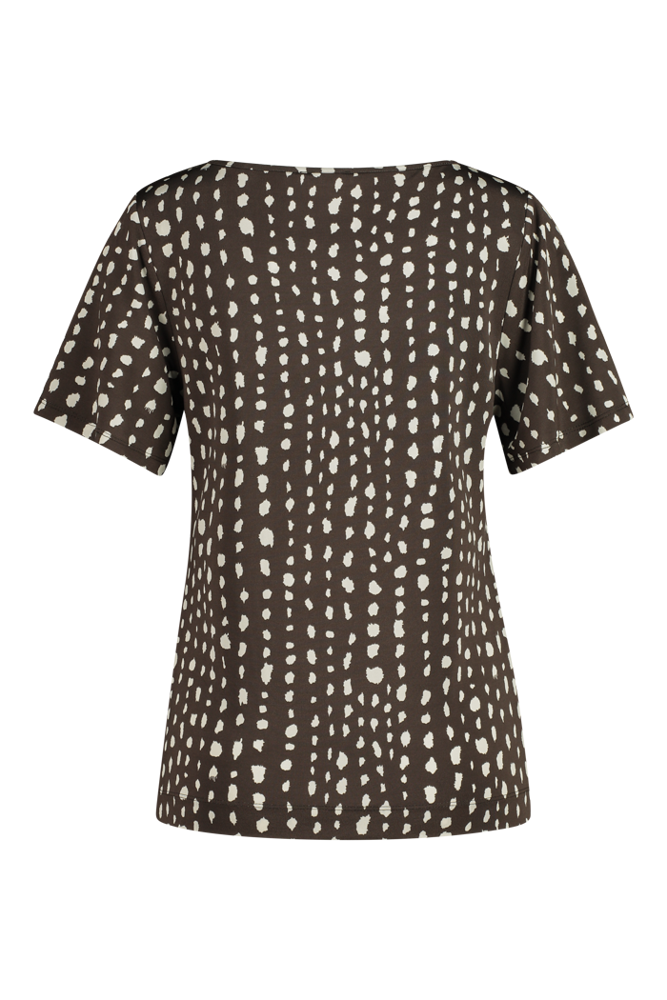 Jersey top met print