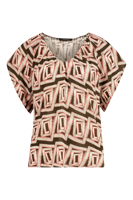 Blousetop met print
