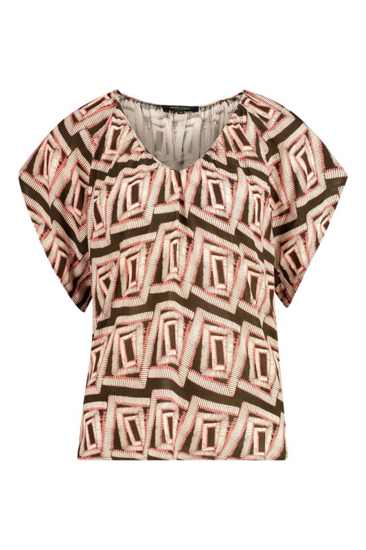 Blousetop met print