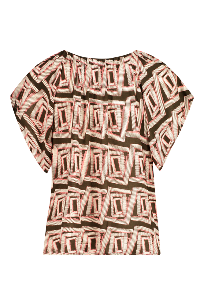 Blousetop met print