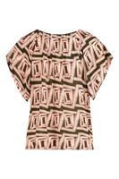 Blousetop met print