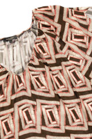 Blousetop met print