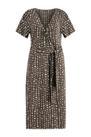Jersey jurk met print