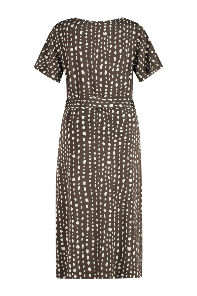 Jersey jurk met print