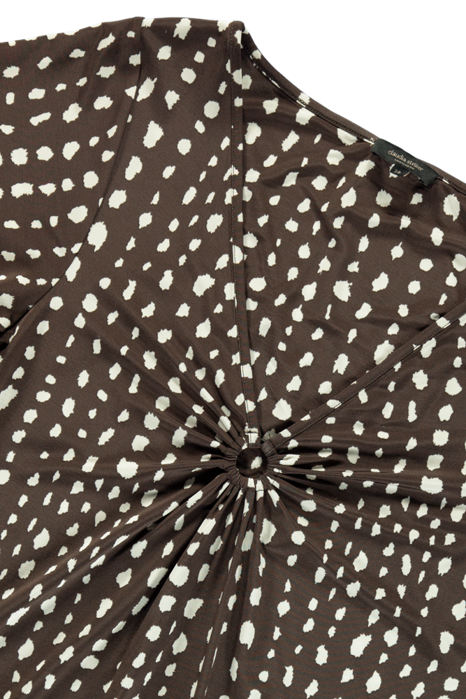 Jersey jurk met print