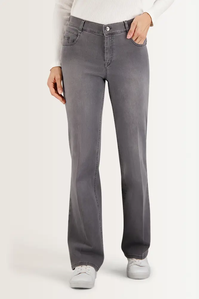 Slim fit jeans met bootcut ZURI126 Gardeur