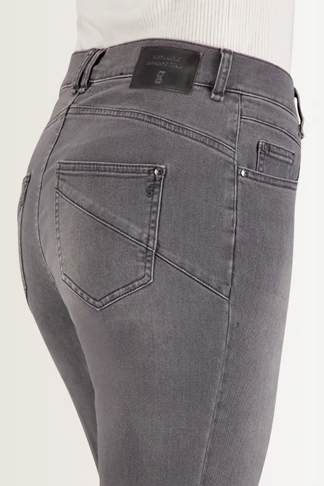 Slim fit jeans met bootcut ZURI126 Gardeur