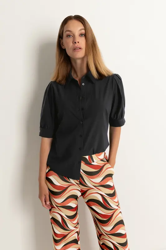 Blouse travelstof