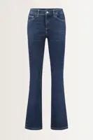 Flared low rise jeans