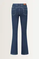 Flared low rise jeans