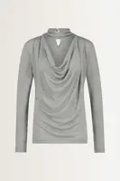Top met draperie