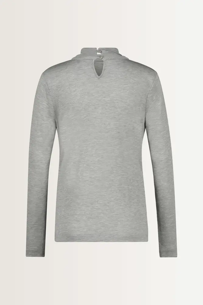 Top met draperie