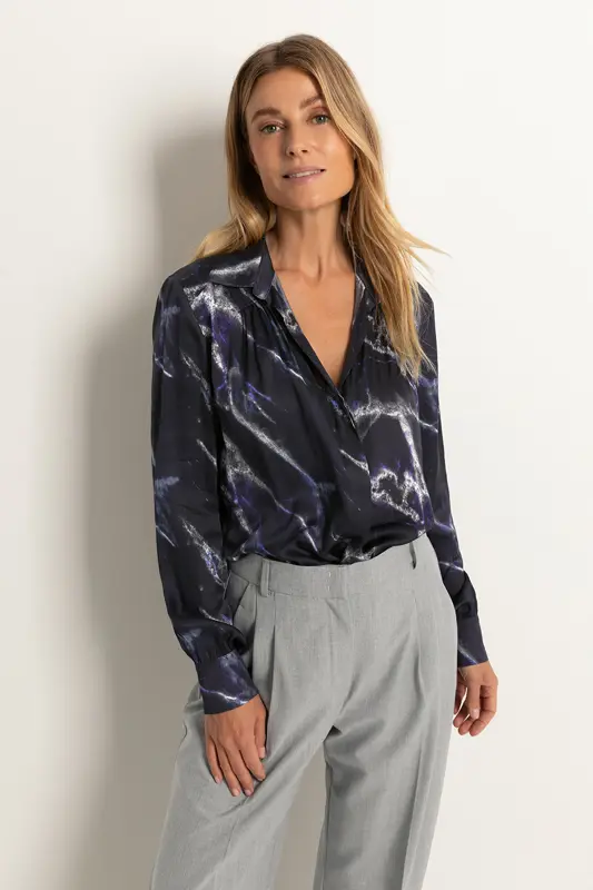 Blouse met print