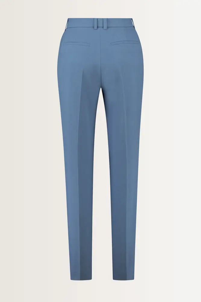 Wijde bandplooi pantalon