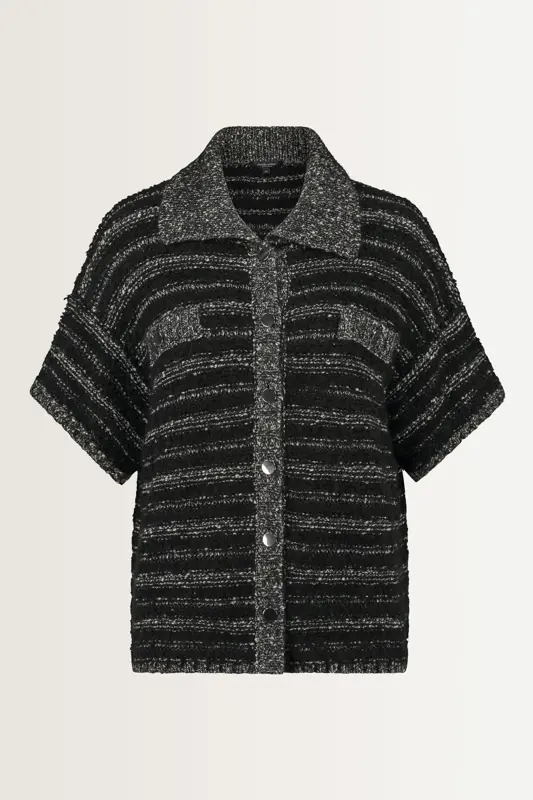Gebreid gilet tweedlook