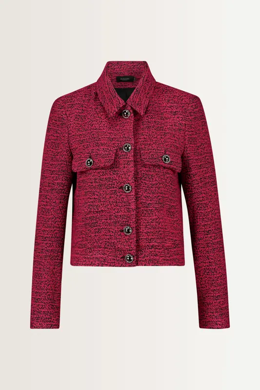 Kort jacquard jasje