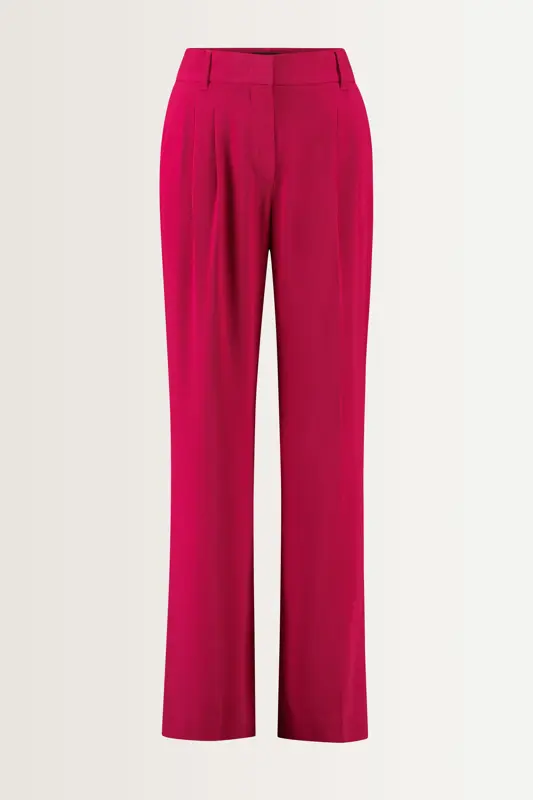 Pantalon met bandplooien