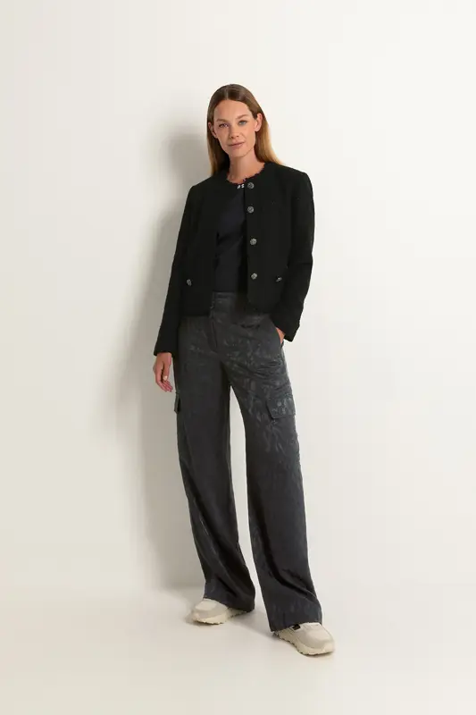 Cargo pantalon jacquard
