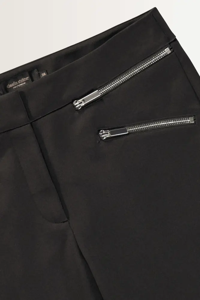 Pantalon met ritsen
