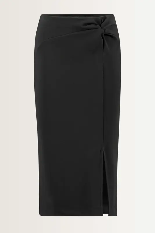 Asymmetrische crêpe jersey rok