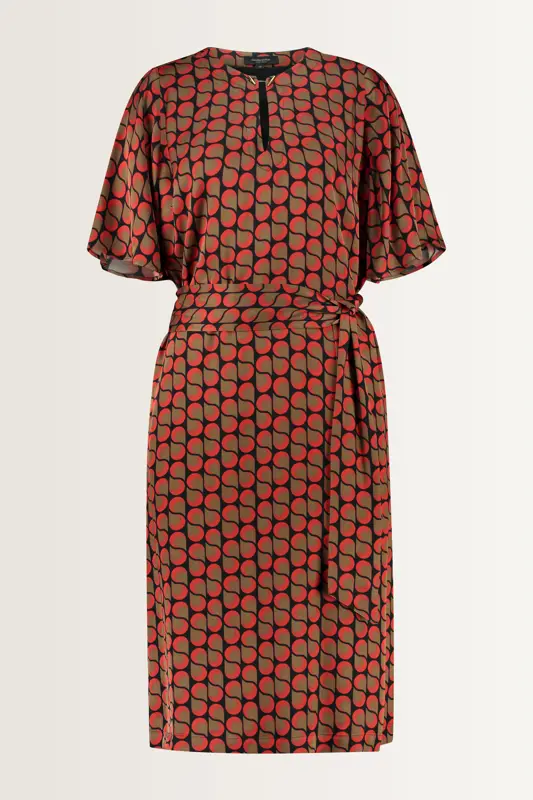 Jurk multicolour print