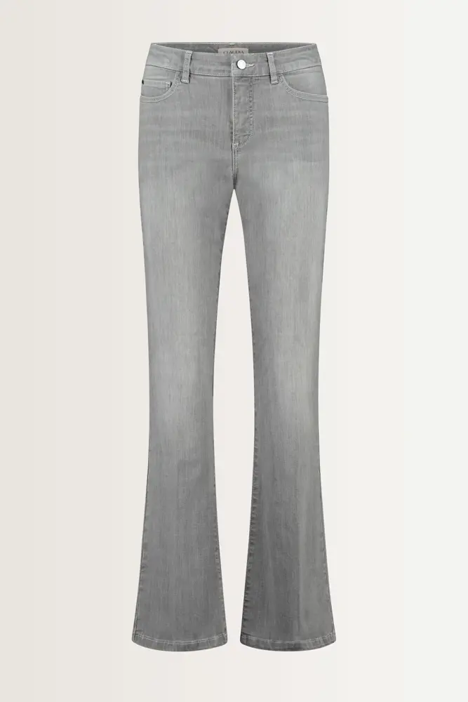 Low rise flared jeans