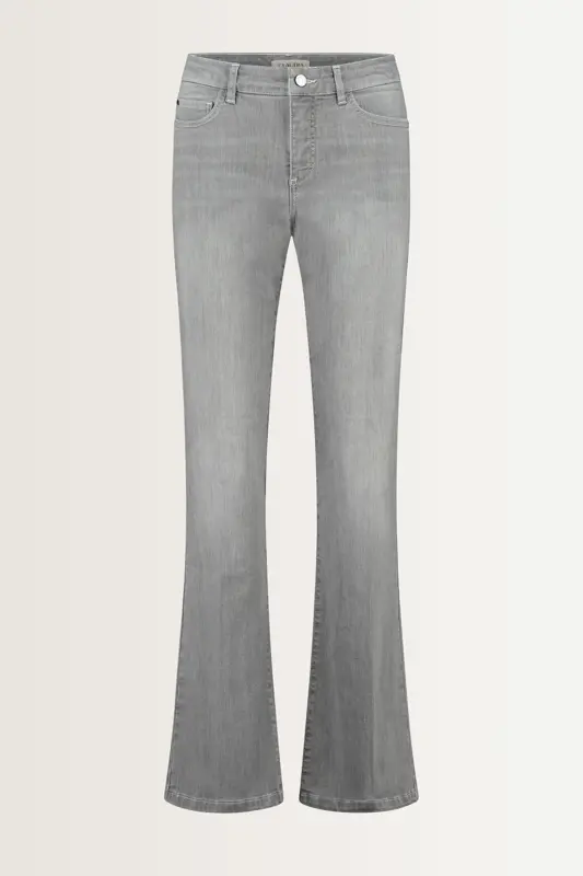 Low rise flared jeans