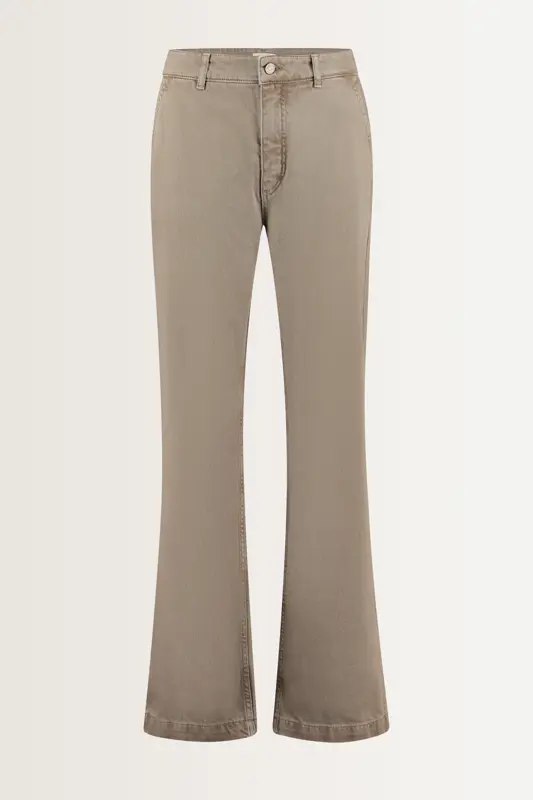 High rise wide leg broek