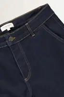 High rise wide leg jeans