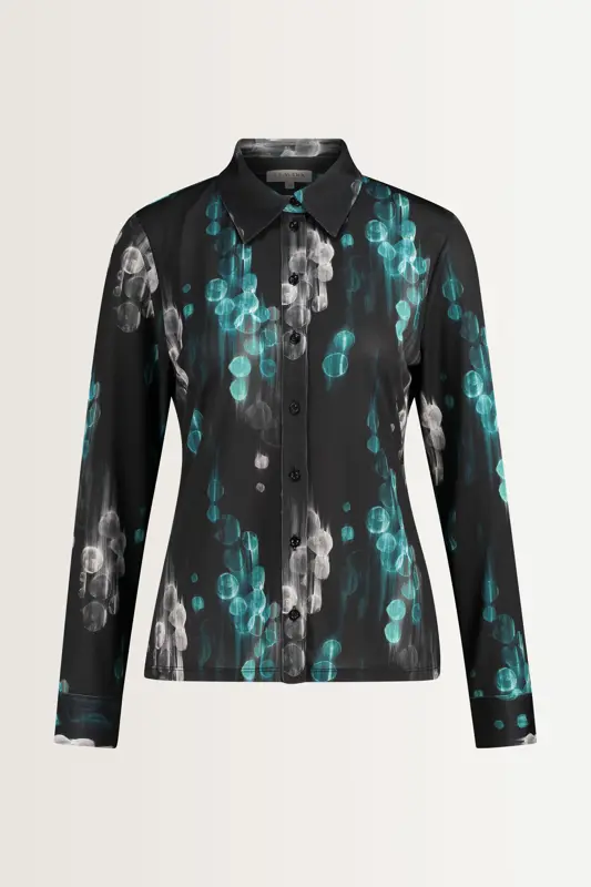 Blouse met abstracte print