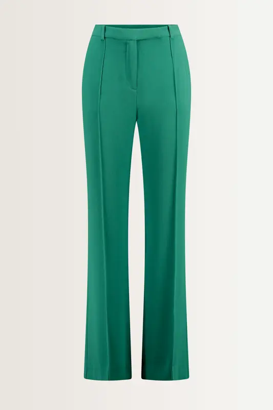 Wijde pantalon met persvouwen